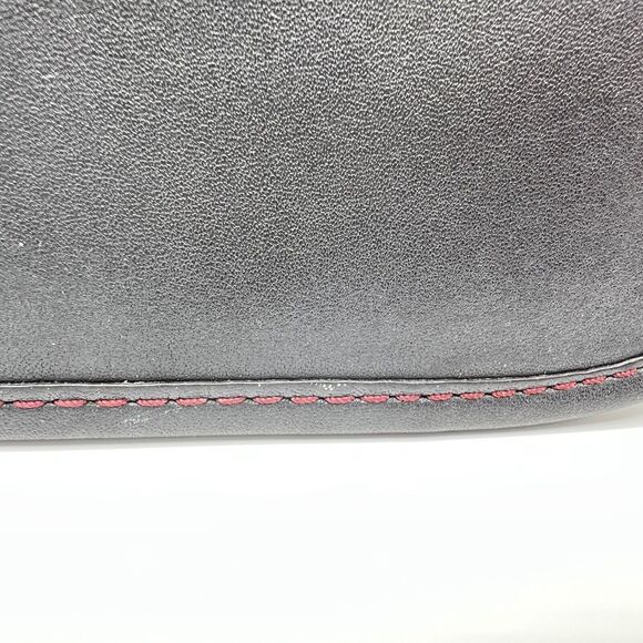 Coach Saddle 18 Mini Crossbody Shoulder Bag Black Glovetanned Leather No 57731 - Picture 3 of 15